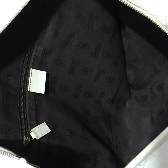 FLASH SALE! Auth Gucci GG Imprime White Supreme Large Tote W Cards - Picture 11 of 15